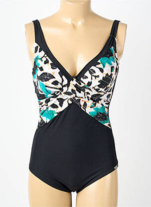 Costum de baie dintr-o singură piesă imprimeu fantezie top triunghiuri negru CHARMLINE femeie