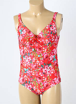 Costum de baie dintr-o singură piesă roșu ANTIGEL femeie