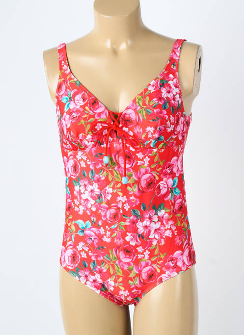 Costum de baie dintr-o singură piesă roșu ANTIGEL femeie