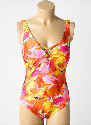 Costum de baie dintr-o singură piesă portocaliu LIDEA femeie