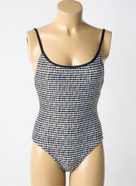 Costum de baie dintr-o singură piesă sutiene sutiene negru GRAIN DE SABLE femeie