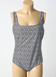 Costum de baie dintr-o singură piesă imprimeu fantezie sutiene negru GRAIN DE SABLE femme
