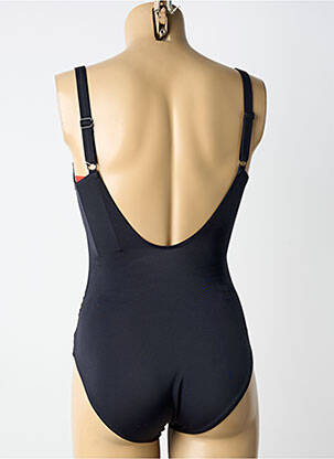 Costum de baie dintr-o singură piesă imprimeu fantezie top triunghiuri negru CHARMLINE femeie