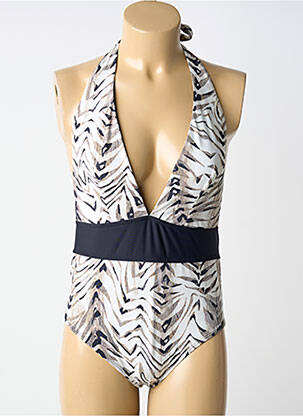 Costum de baie dintr-o singură piesă bej AUBADE femeie