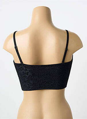 Corset broderie negru LINDA femeie