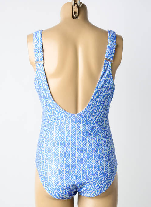 Costum de baie dintr-o singură piesă albastru GRAIN DE SABLE femeie