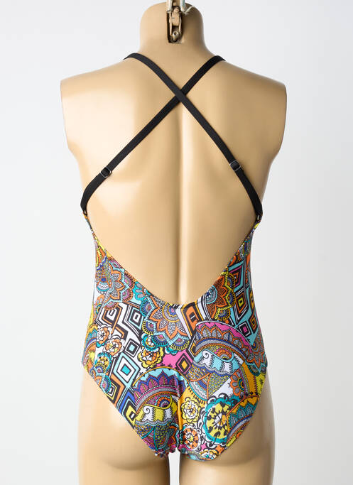 Costum de baie dintr-o singură piesă portocaliu ANTIGEL femeie