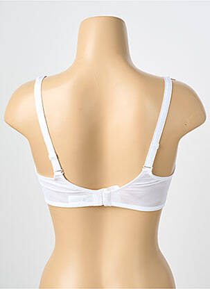 Sutien efect material satinat top sutien modelat alb SIMONE PERELE femeie