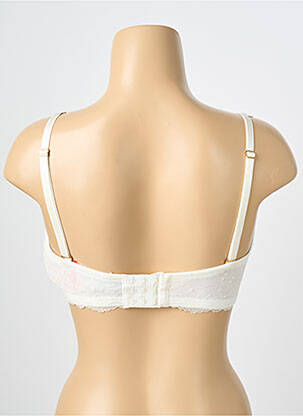 Sutien efect material satinat top sutien modelat bej LISE CHARMEL femeie