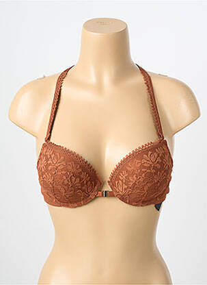 Sutien top sutien push-up top sutien push-up maro LINGADORE femeie
