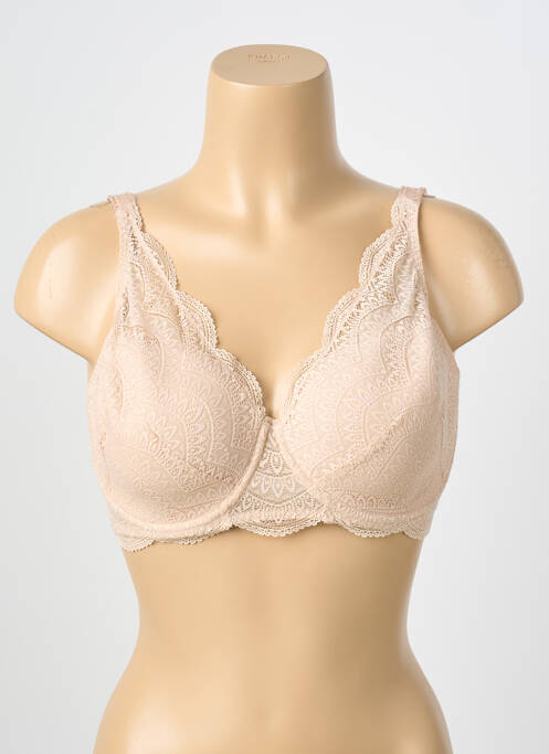 Sutien efect material satinat top sutien modelat piele SIMONE PERELE femme