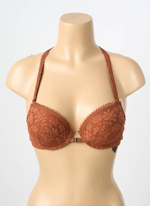 Sutien top sutien push-up top sutien push-up maro LINGADORE femme