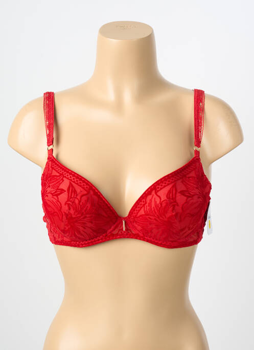 Sutien top sutien push-up top sutien push-up roșu AUBADE femme