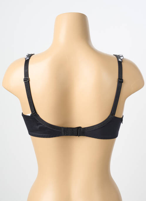 Sutien efect material satinat sutien cupe întregi cu decolteu înalt negru LOUISA BRACQ femme