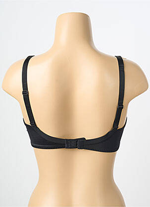 Sutien efect material satinat sutien cupe întregi cu decolteu înalt negru SIMONE PERELE femeie