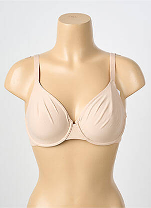 Sutien efect material satinat sutien cupe întregi cu decolteu înalt piele SIMONE PERELE femeie