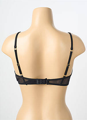 Sutien ușoară și transparentă sutien cupe întregi cu decolteu înalt negru LINGADORE femeie