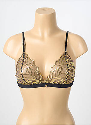 Sutien fără armatură sutien cupe întregi cu decolteu înalt auriu LISE CHARMEL femme