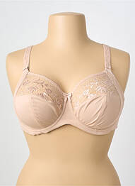 Sutien broderie sutien cupe întregi cu decolteu înalt piele ELOMI femme