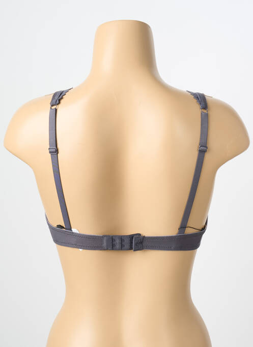 Sutien broderie sutien cupe întregi cu decolteu înalt gri LOU femme