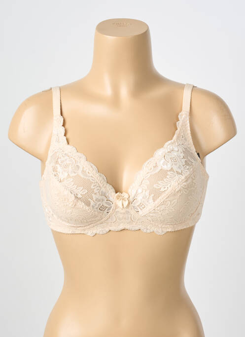 Sutien fără armatură sutien cupe întregi cu decolteu înalt piele PIEGE femme