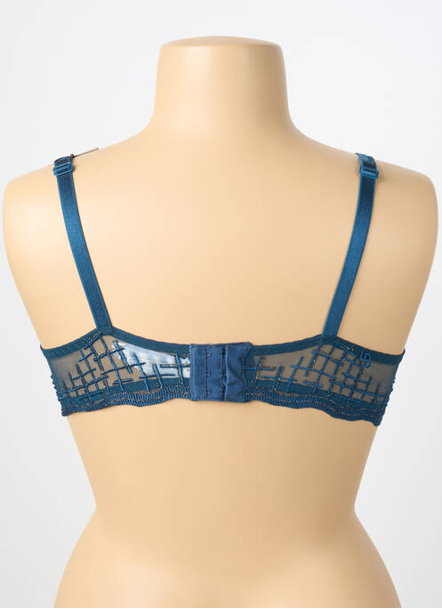 Sutien fără armatură sutien cupe întregi cu decolteu înalt verde LOUISA BRACQ femme