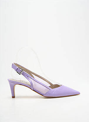 Pantofi cu toc închidere cu buclă(e) toc de 4 la 6 cm violet HEINE femeie
