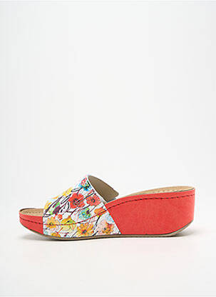 Mulete/saboți vârf deschis toc de 4 la 6 cm alb DR.FEET femeie