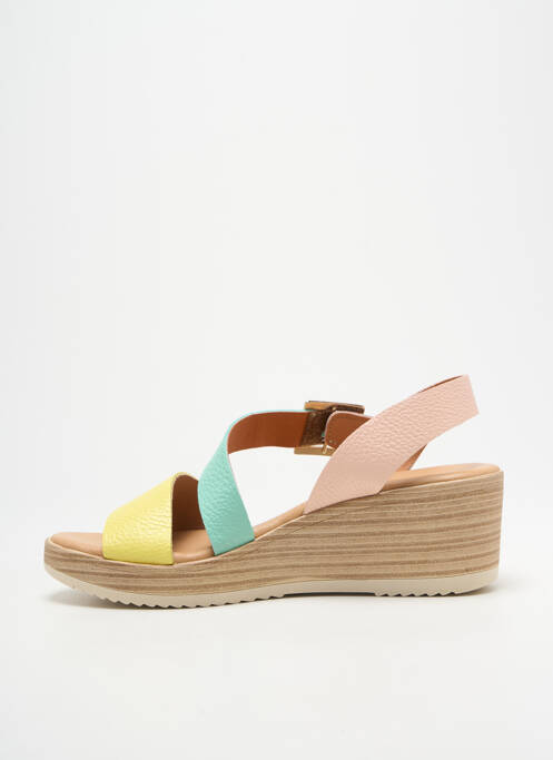 Sandale/Pantofi decupați galben HEINE femeie