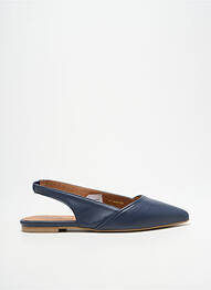 Sandale/pantofi decupați chiquet toc plat până la 3 cm albastru HEINE femme