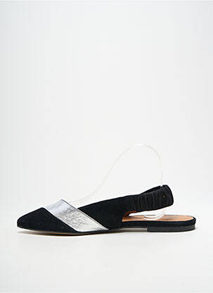 Sandale/pantofi decupați chiquet toc plat până la 3 cm negru HEINE femeie
