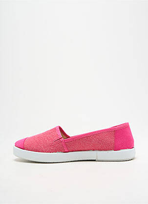 Espadrile vârf rotund toc plat până la 3 cm roz HEINE femeie