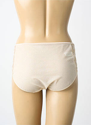 Chilot efect material satinat bej SIMONE PERELE femeie