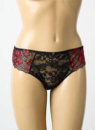Chilot efect material satinat negru AUBADE femme
