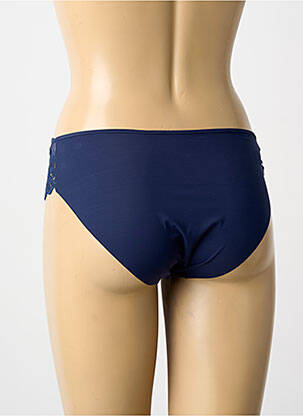 Chilot efect material satinat albastru SIMONE PERELE femeie