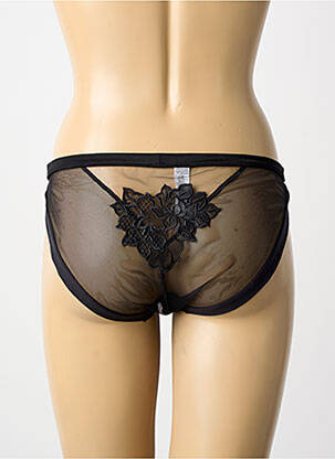 Chilot efect material satinat negru LISE CHARMEL femeie