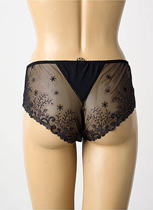 Chilot efect material satinat negru SIMONE PERELE femeie