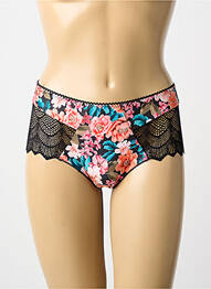 Shorty efect material satinat negru ANTIGEL femeie