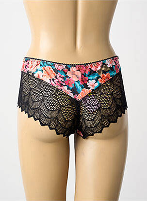 Shorty efect material satinat negru ANTIGEL femeie