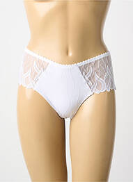 Chilot modelator broderie alb LOUISA BRACQ femme