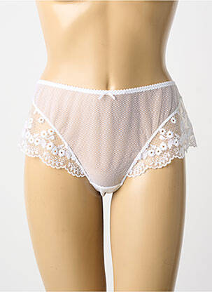 Shorty țesătură tulle alb AUBABE femeie