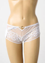 Shorty efect material satinat alb AUBADE femme