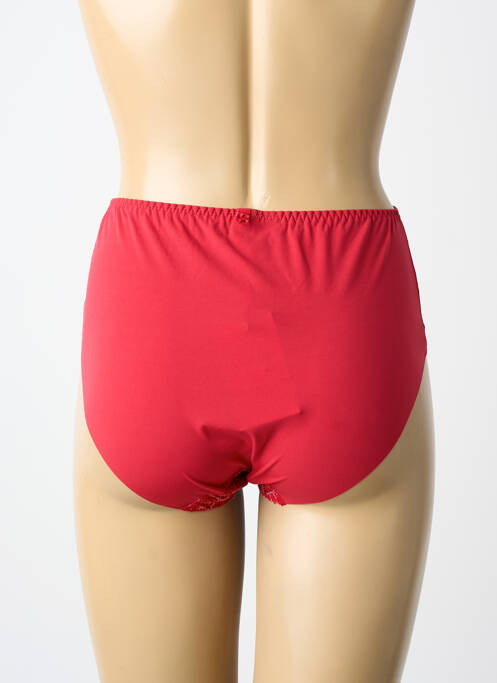 Chilot cu talie înaltă țesătură satinată roșu LOUISA BRACQ femme