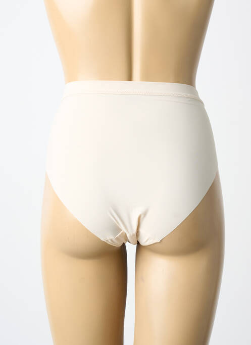 Chilot cu talie înaltă țesătură satinată bej SIMONE PERELE femme