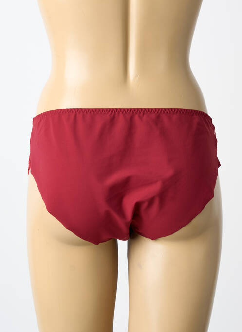 Chilot efect material satinat roșu SIMONE PERELE femme