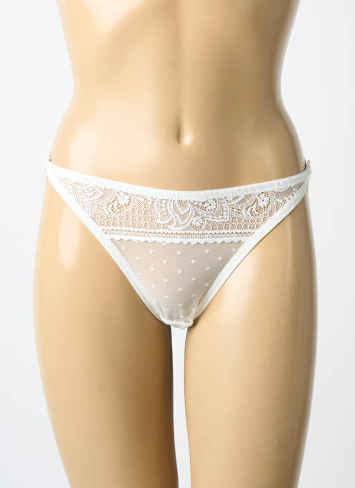 Chilot elasticitate alb LINGADORE femme