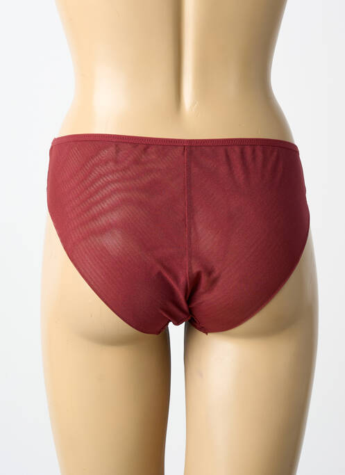 Chilot efect material satinat roșu LINGADORE femme