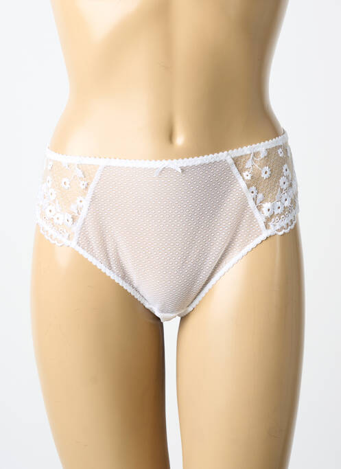 Chilot elasticitate alb AUBABE femme