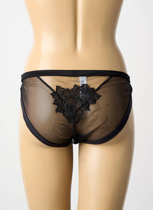 Chilot efect material satinat negru LISE CHARMEL femme