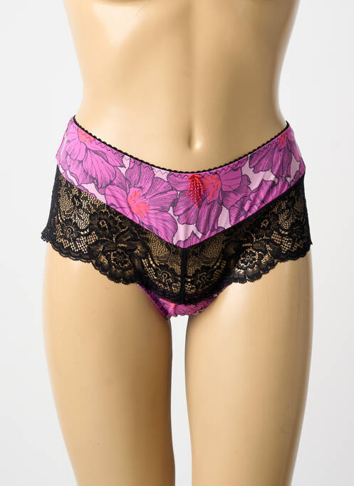 Shorty elasticitate violet AUBABE femme